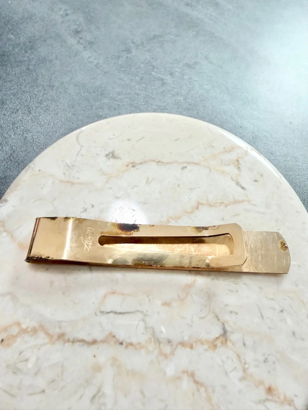 Vintage Men’s Gold Filled Money Clip Ready to be engraved